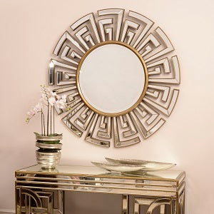 Selfridge Deco Round Mirror