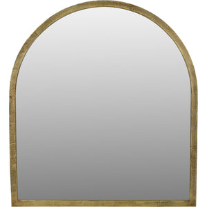Window Arch Large Mirror in Brass Finish