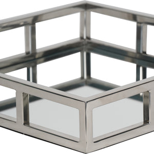 Shiny Medium Square Mirrorred Tray 35cm