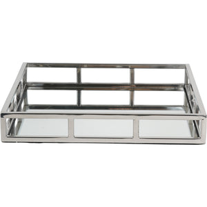 Shiny Large Square Mirrorred Tray 45cm