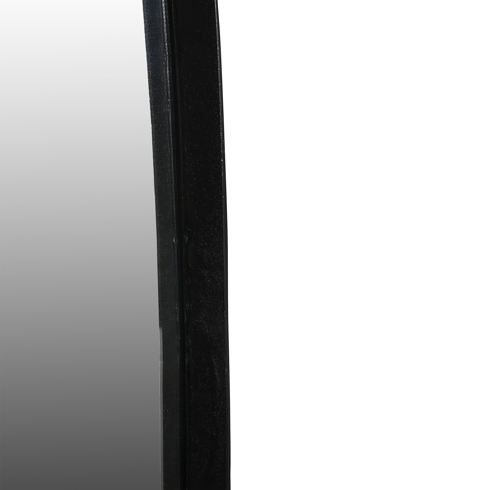 Floyd Rectangular Dark Graphite Textured Mirror