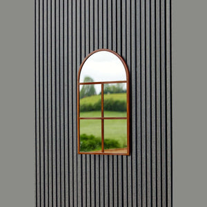 Archway Outdoor Mirror Natural Rust
