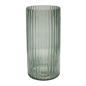 Daphne Ribbed Vase Sage Large