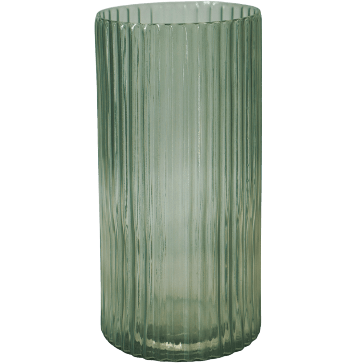 Daphne Ribbed Vase Sage Large