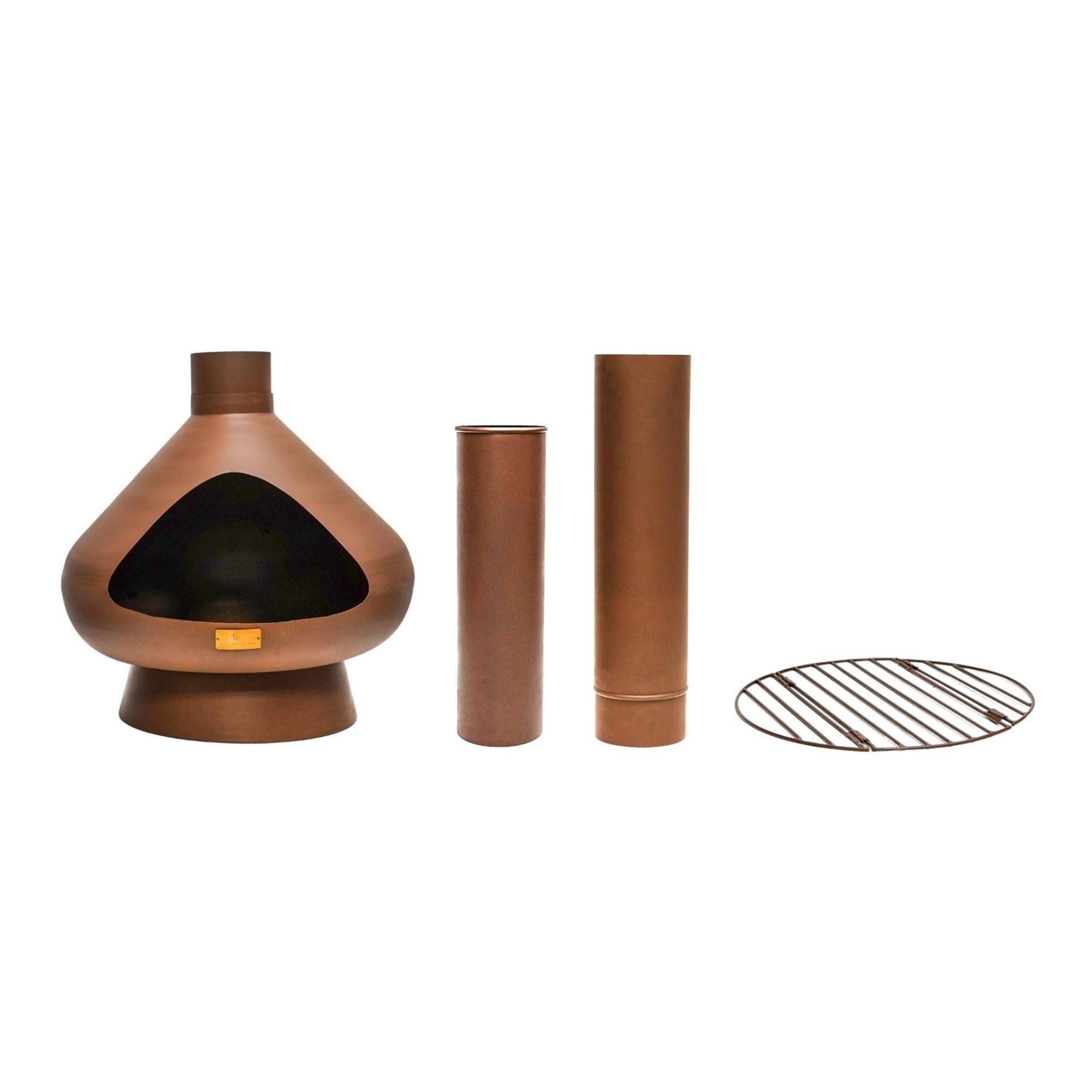 Outdoor Fornax Fireplace In Rust