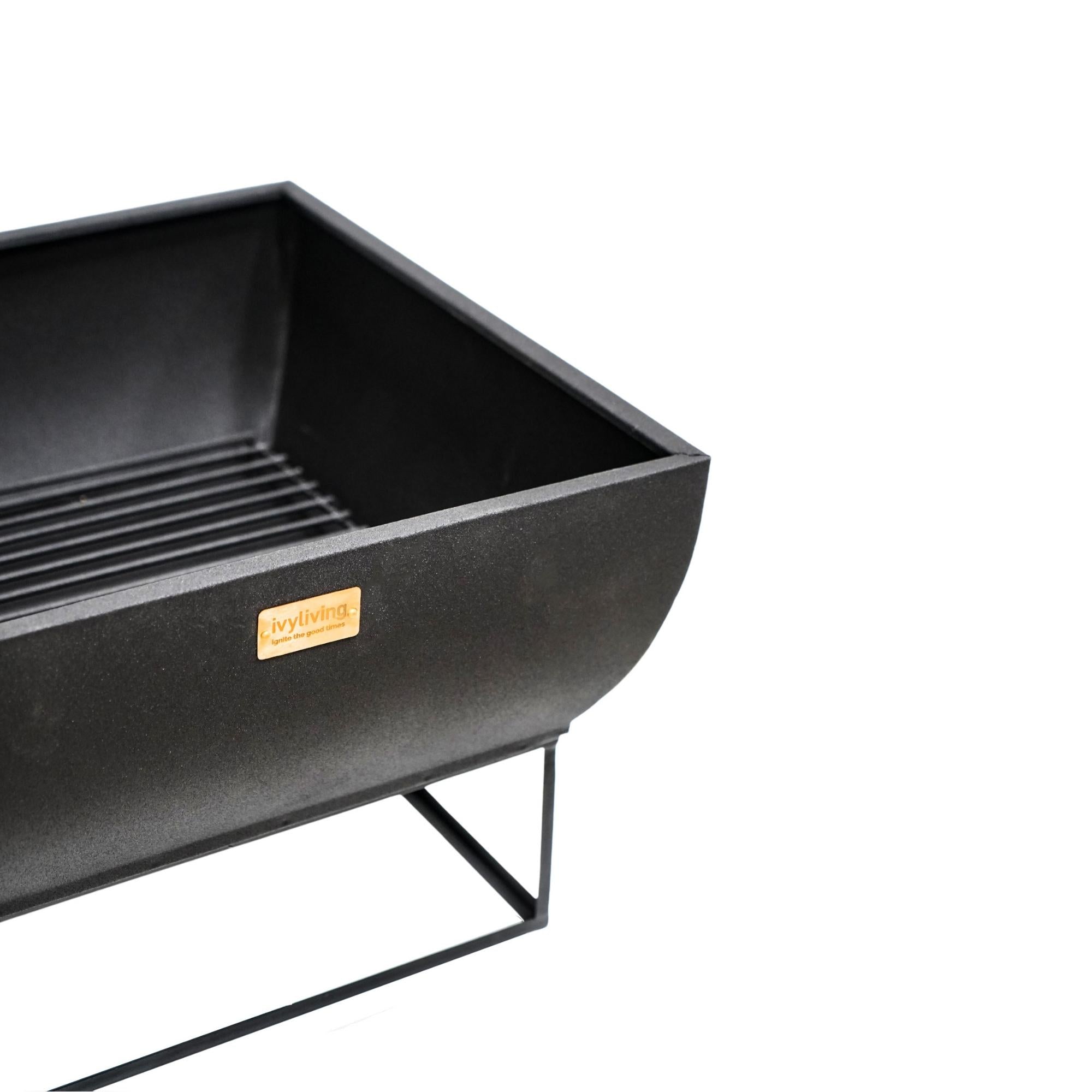 Outdoor WIndermere Fire Pit Black Iron