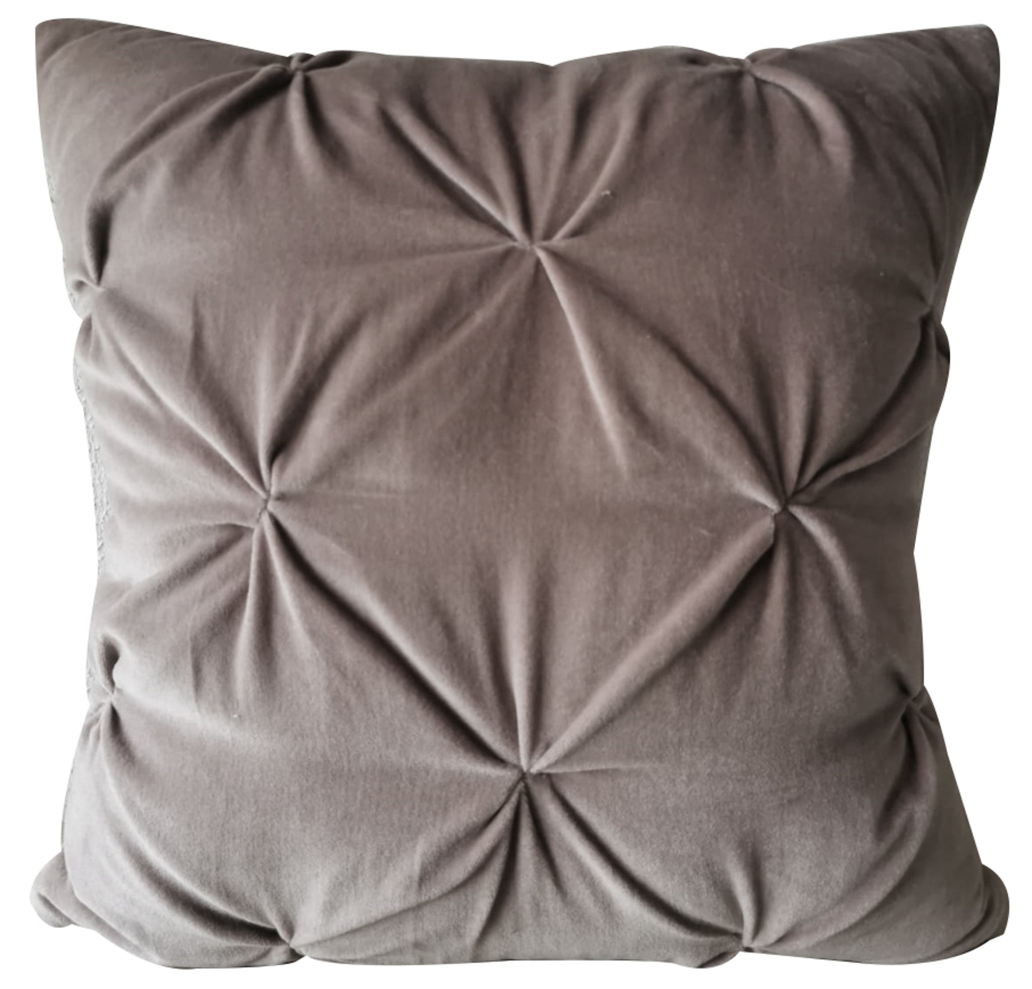 Sumptuous Velvet Cushion Neutral