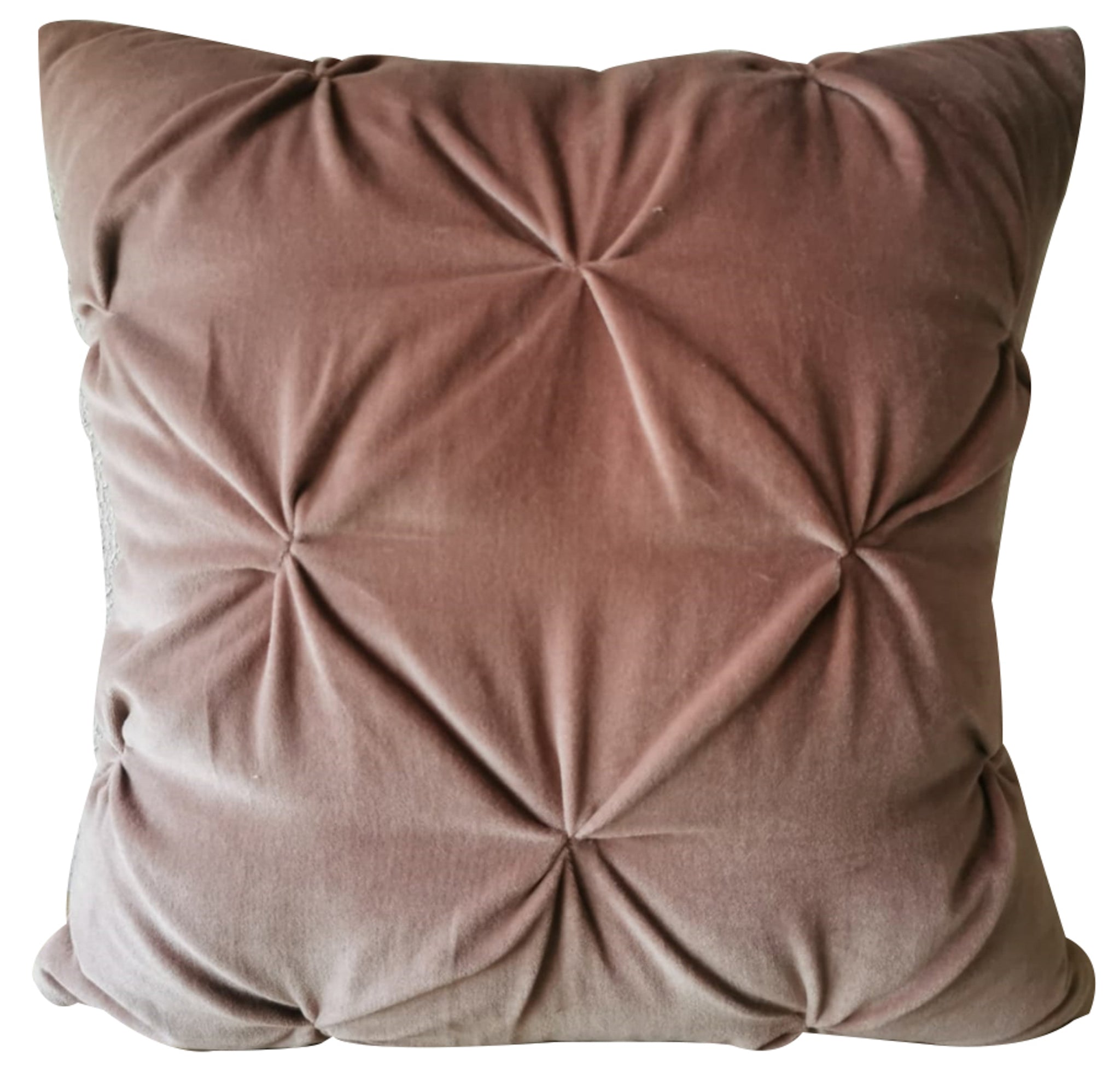 Sumptuous Velvet Cushion Blush