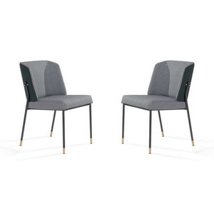 Victor Dining Chair Set of 2 Houndstooth
