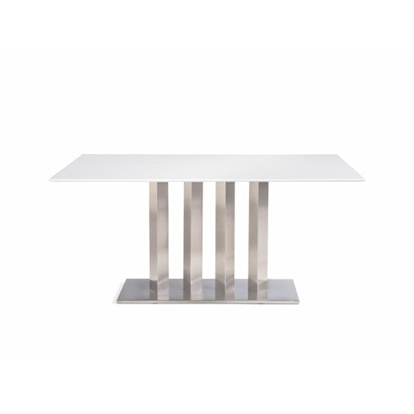 Elegante Dining Table Crystal White