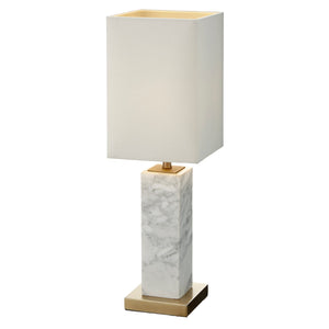 michaela table lamp white marble