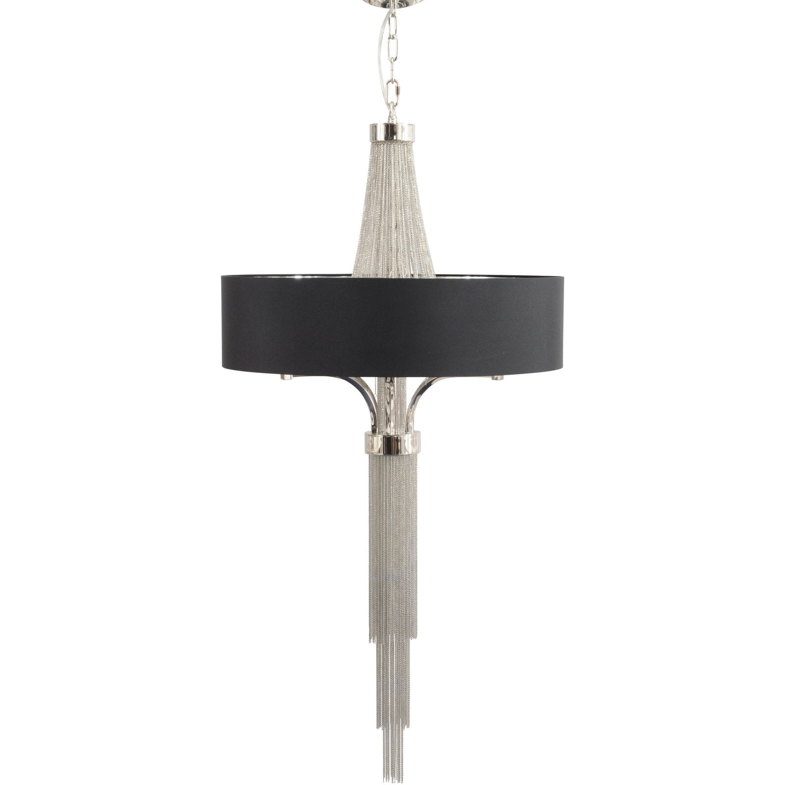 Langan Chandelier Small With Black Shade E14 40W
