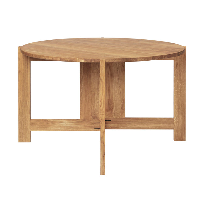 Collector Round Dining Table Solid Oak 120 Cm