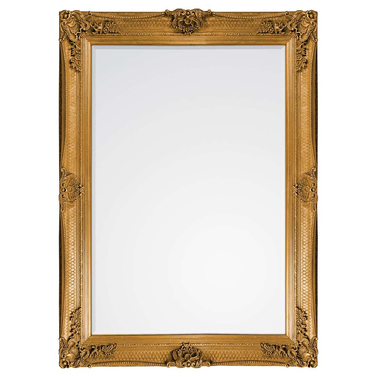 Abney Rectangle Mirror Gold