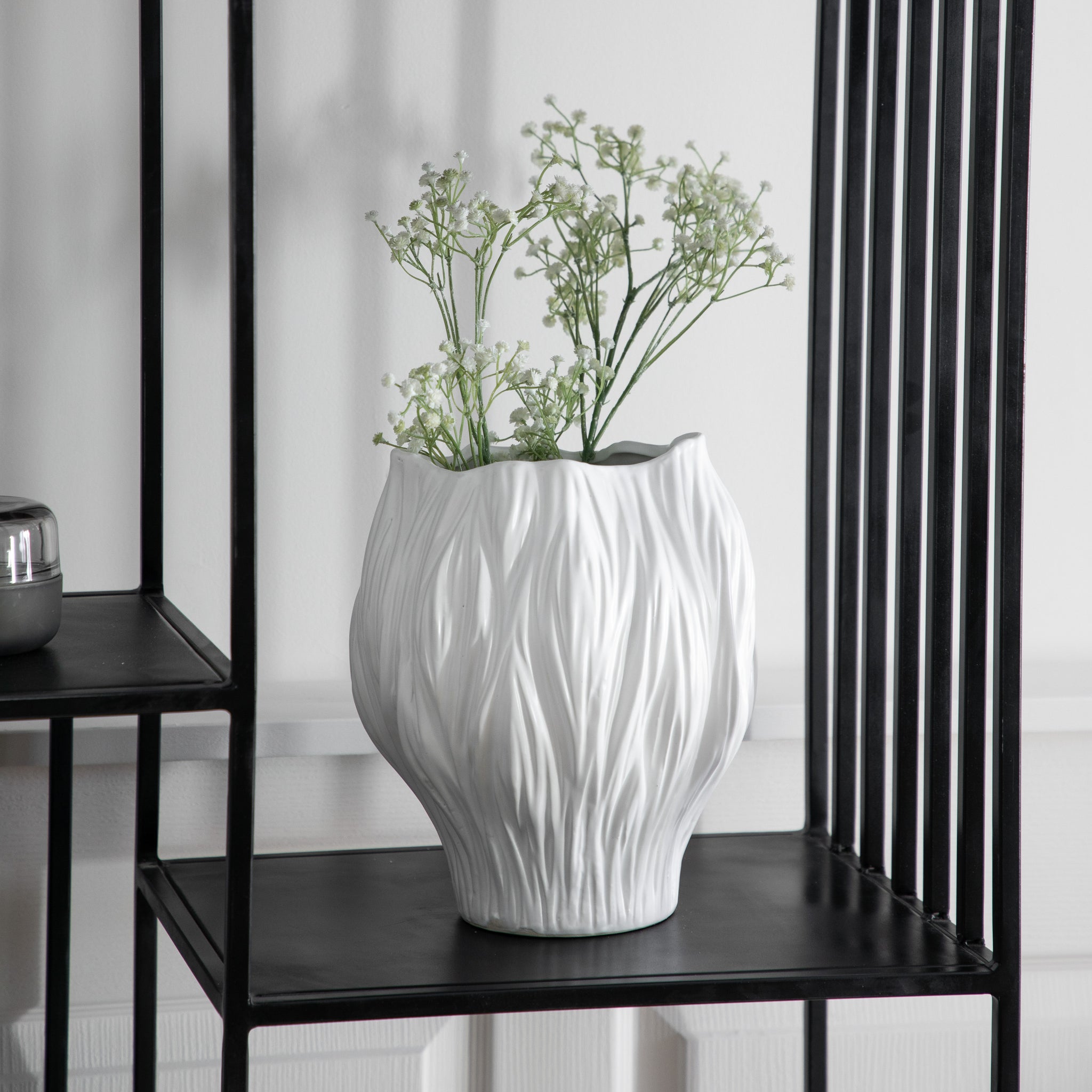 Floral Vase Large White