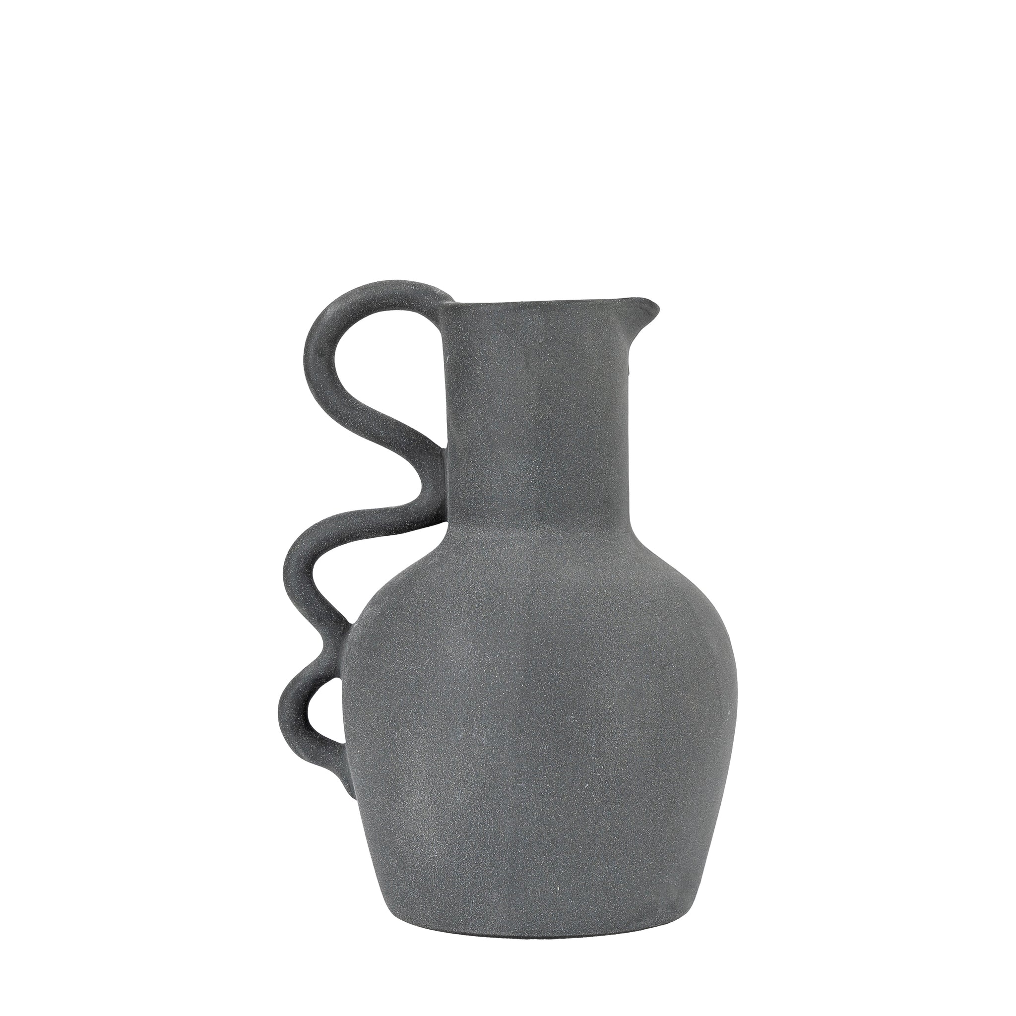 Chumi Pitcher Vase Large Black