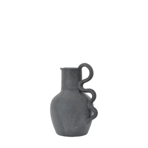 Chumi Pitcher Vase Small Black