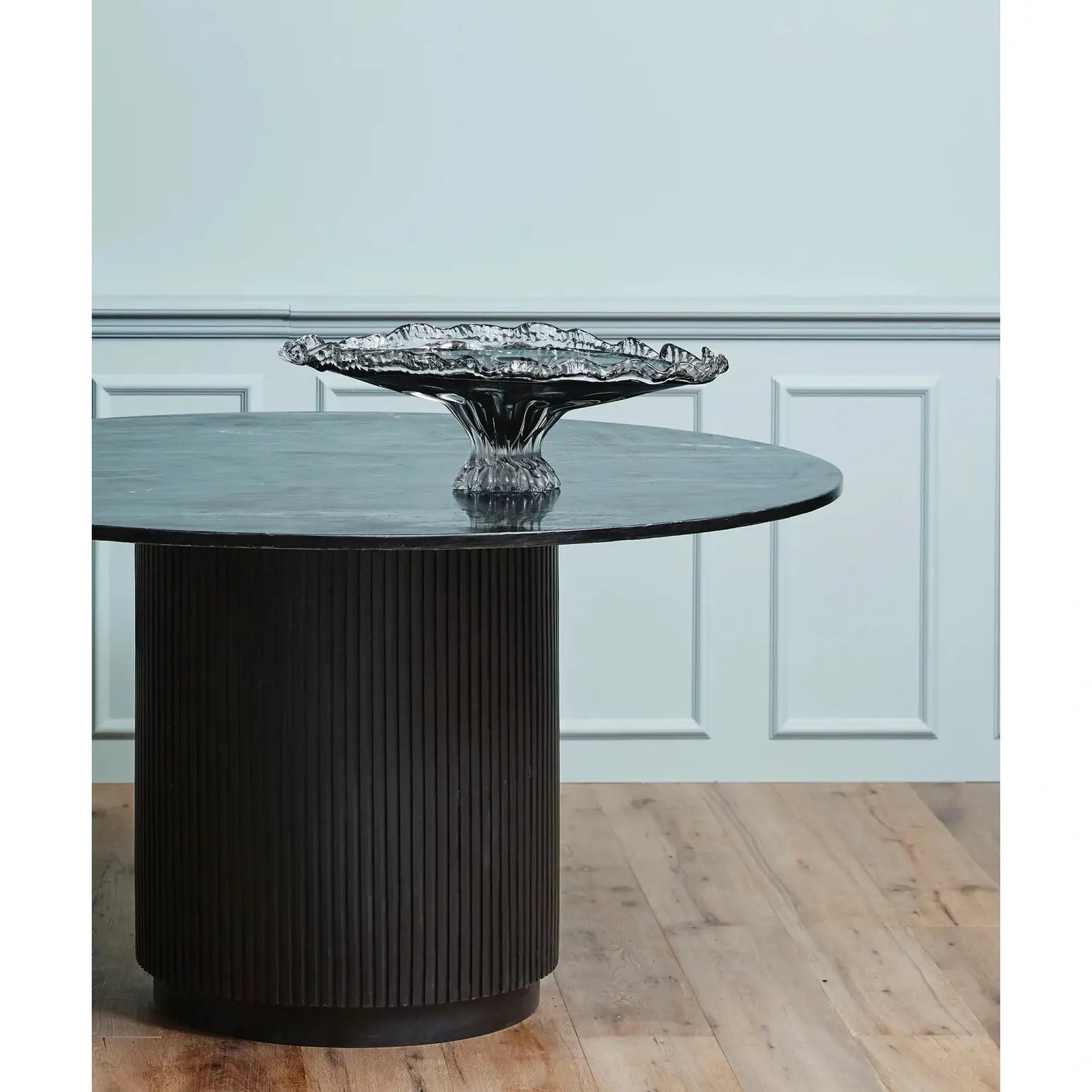 Nordal Erie Round Dining Table Black Marble Top 140 Cm