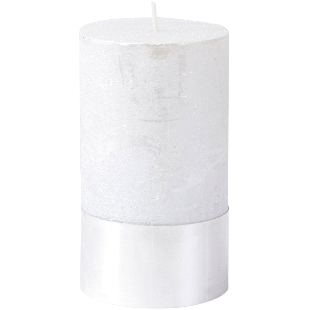 Pearl Rustica Pillar Candle 7x12cm