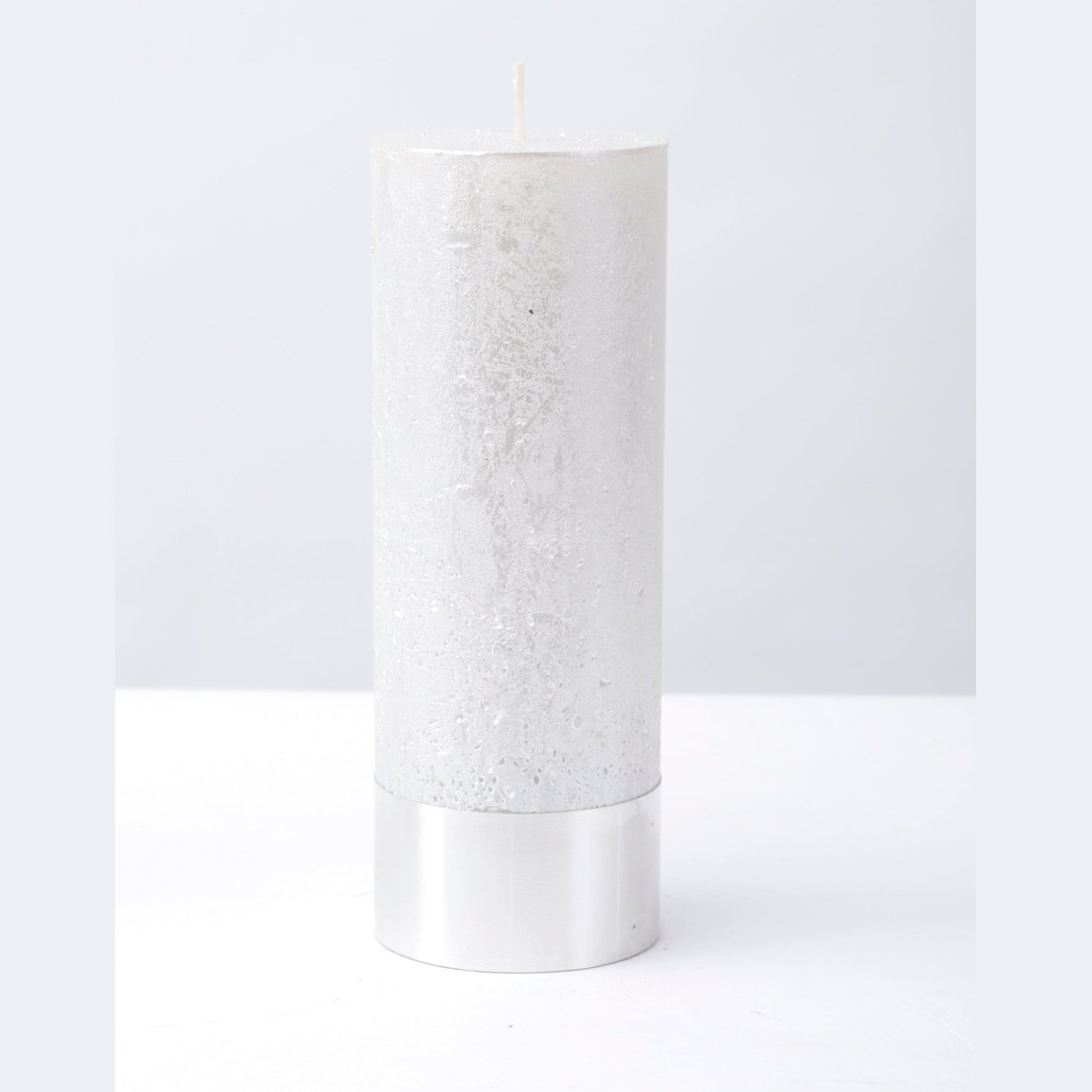 Pearl Rustica Pillar Candle 7x19cm