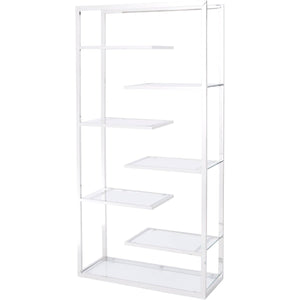 Linley Stainless Steel And Glass Display Unit