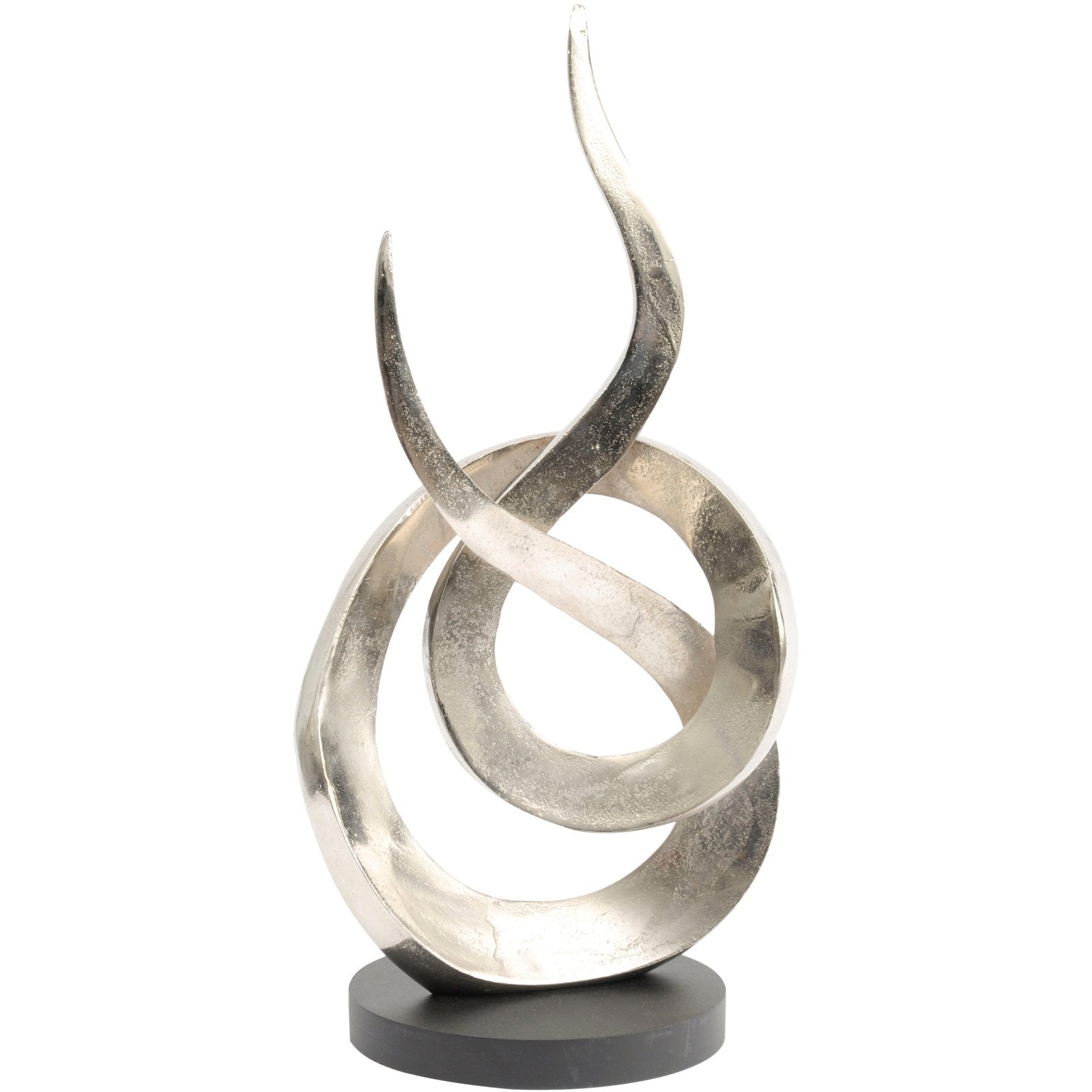 Twined Flame Silver Sculpture Large