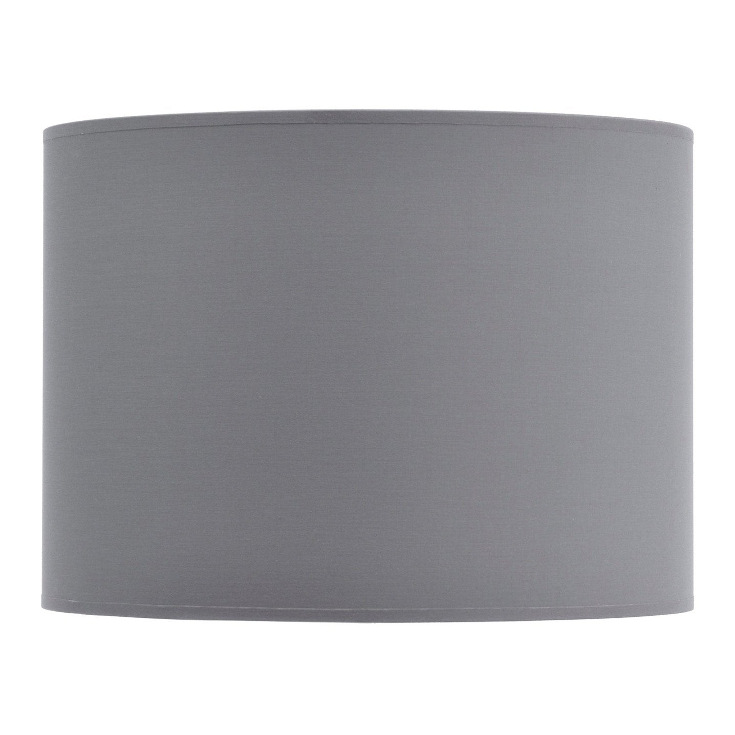 Grey and Silver Lined Drum 16" Lampshade