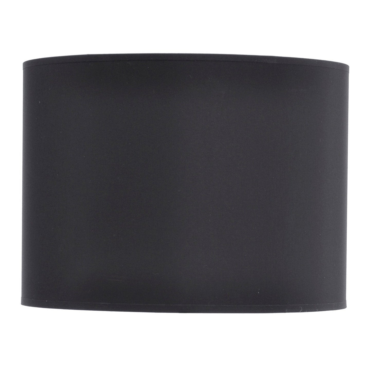 Black and Silver Lined Drum 16" Lampshade