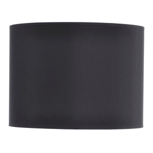 Black and Silver Lined Drum 16" Lampshade