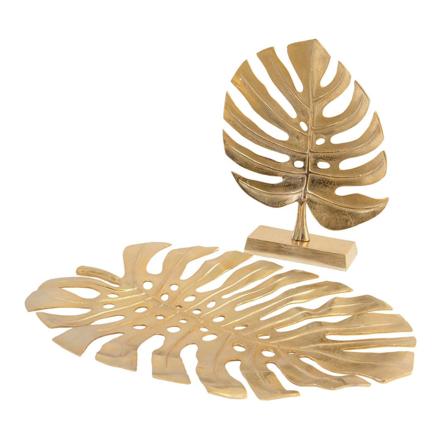 Monestera Gold Leaf Sculpture