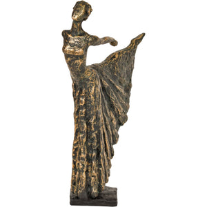 Bronze Resin Lady Dancer