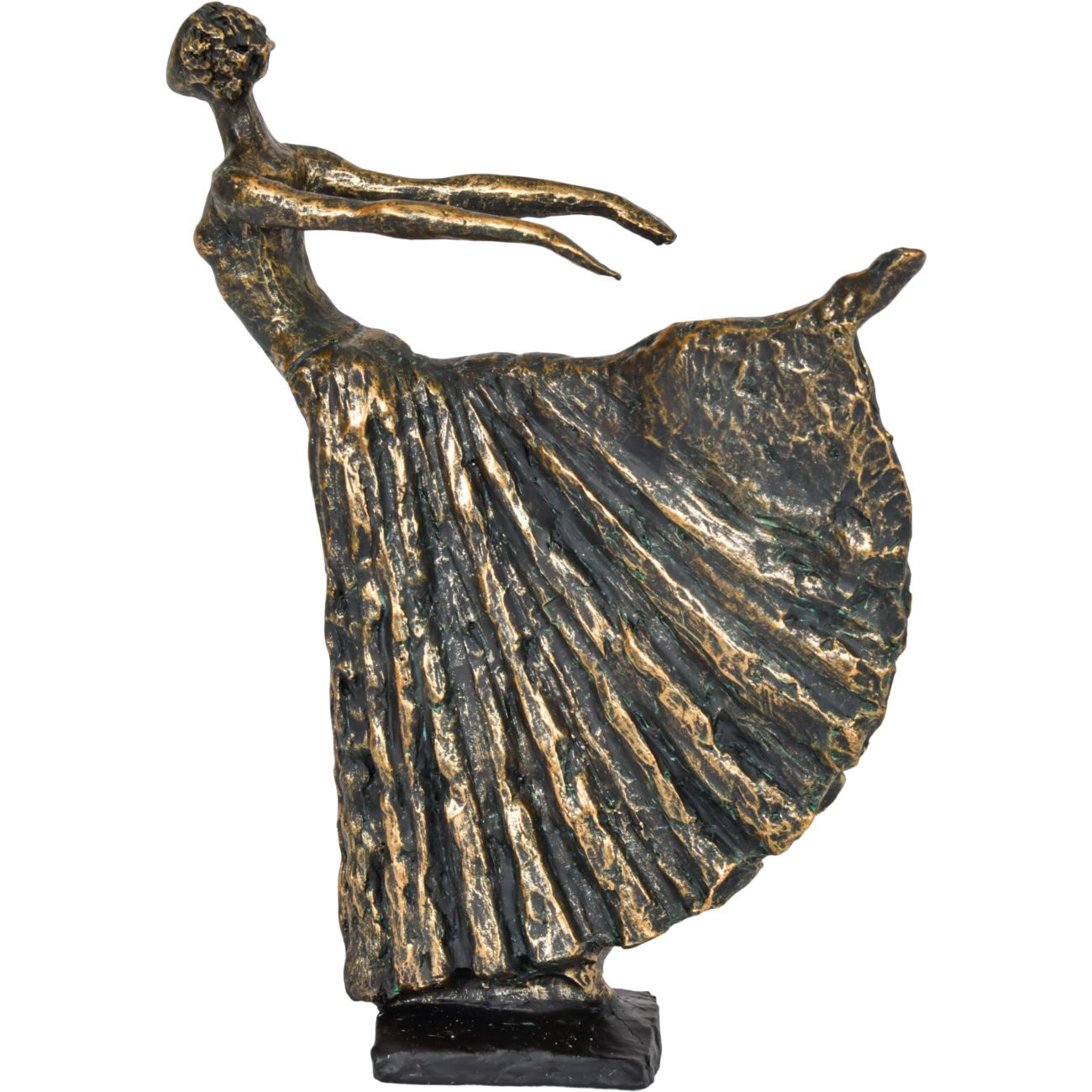 Bronze Resin Lady Dancer