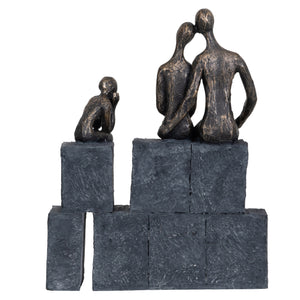 Bronze Blocks Family of three
