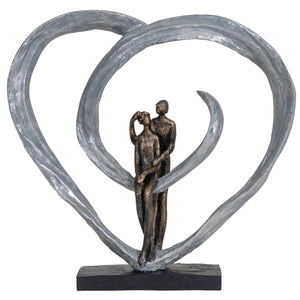 Love Sculpture Circular Heart