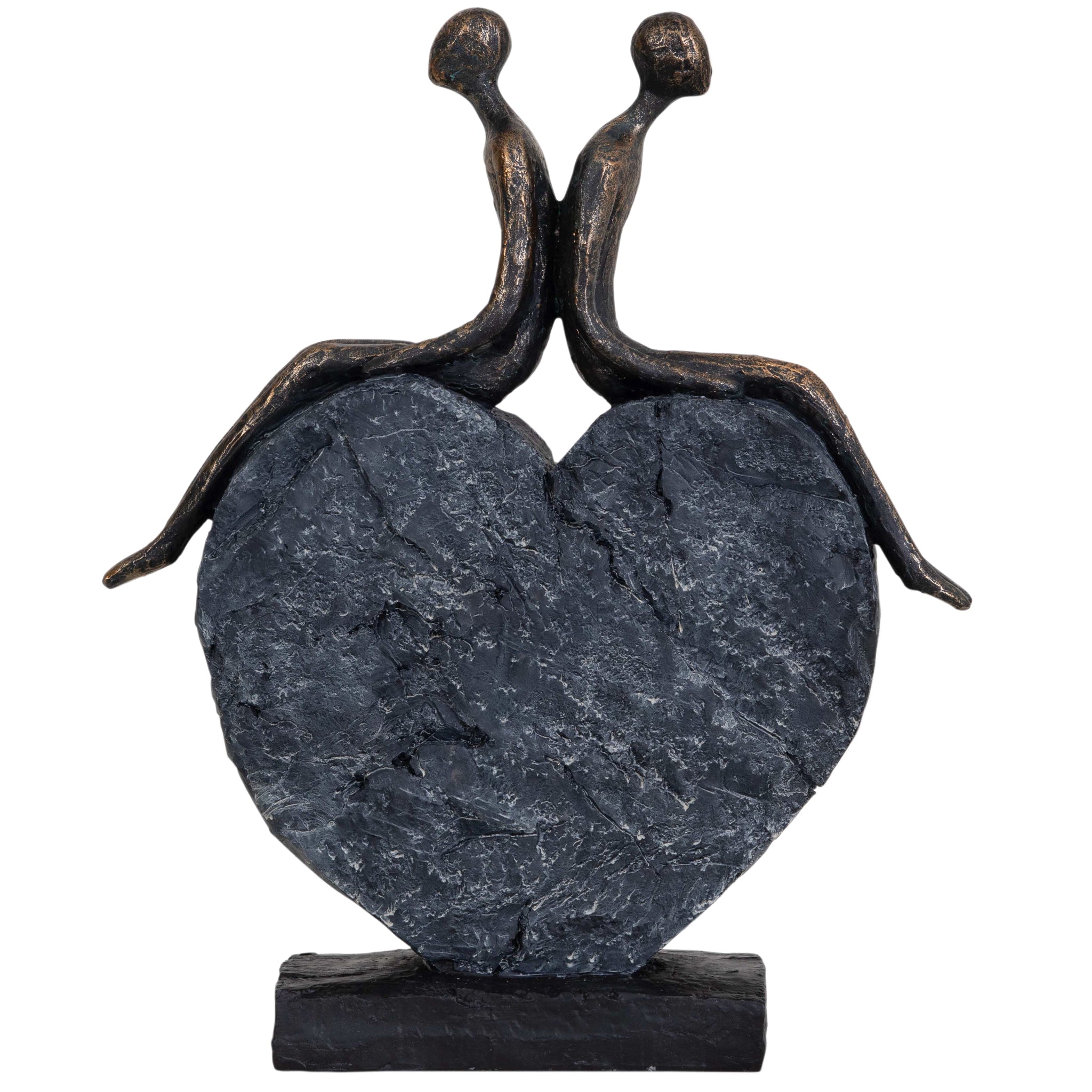Couple Love Heart Sculpture
