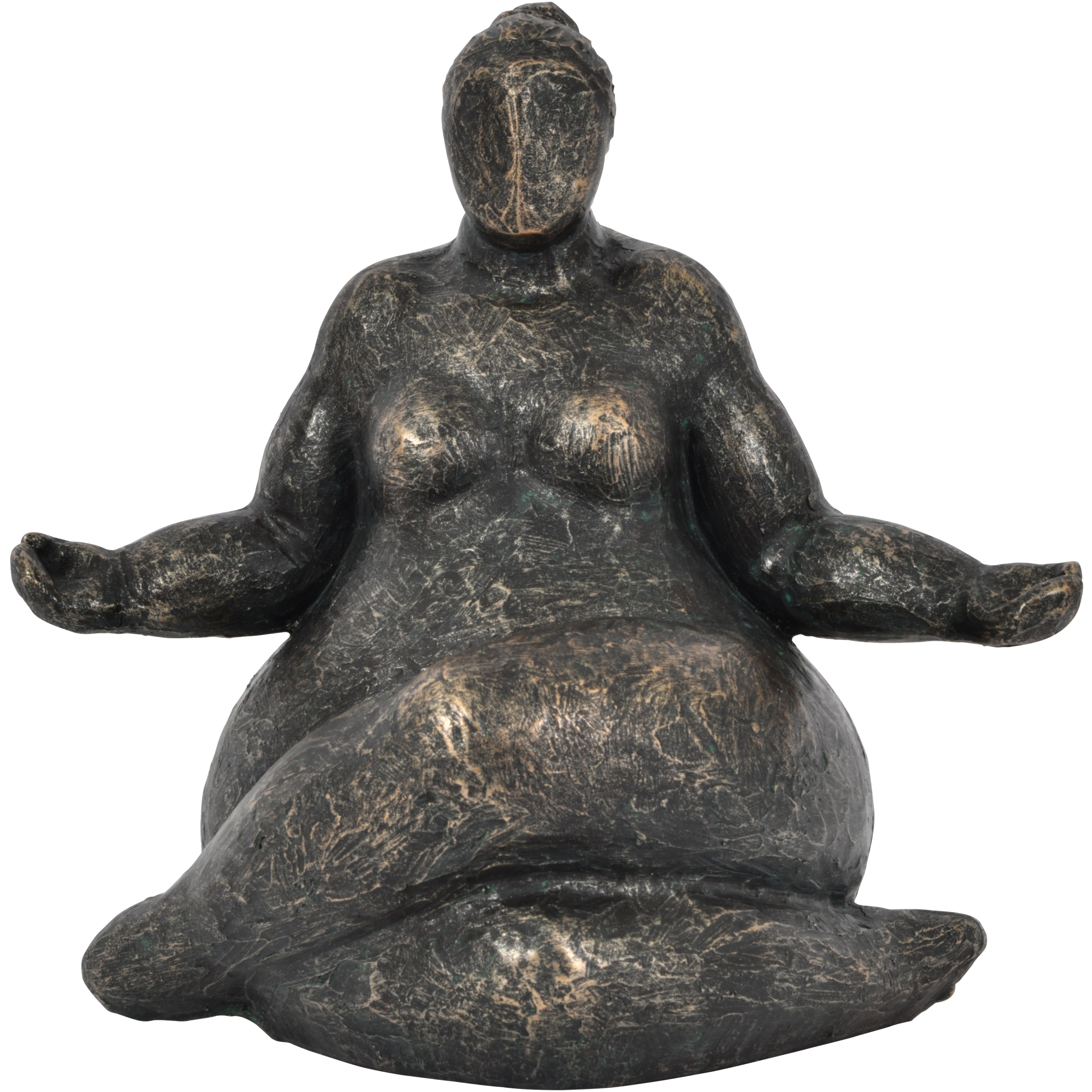 Freia Meditating Feminine Form Resin Sculpture