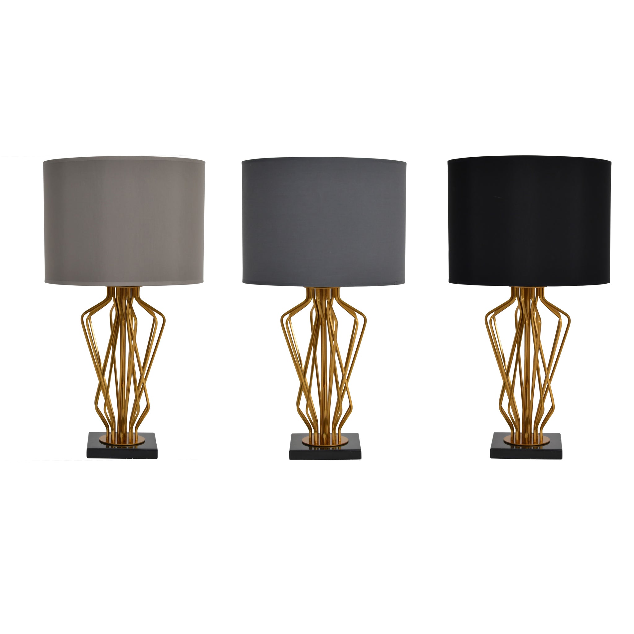 Brass Spindle Lamp (Base Only) suits 16 inch shade E27 60W