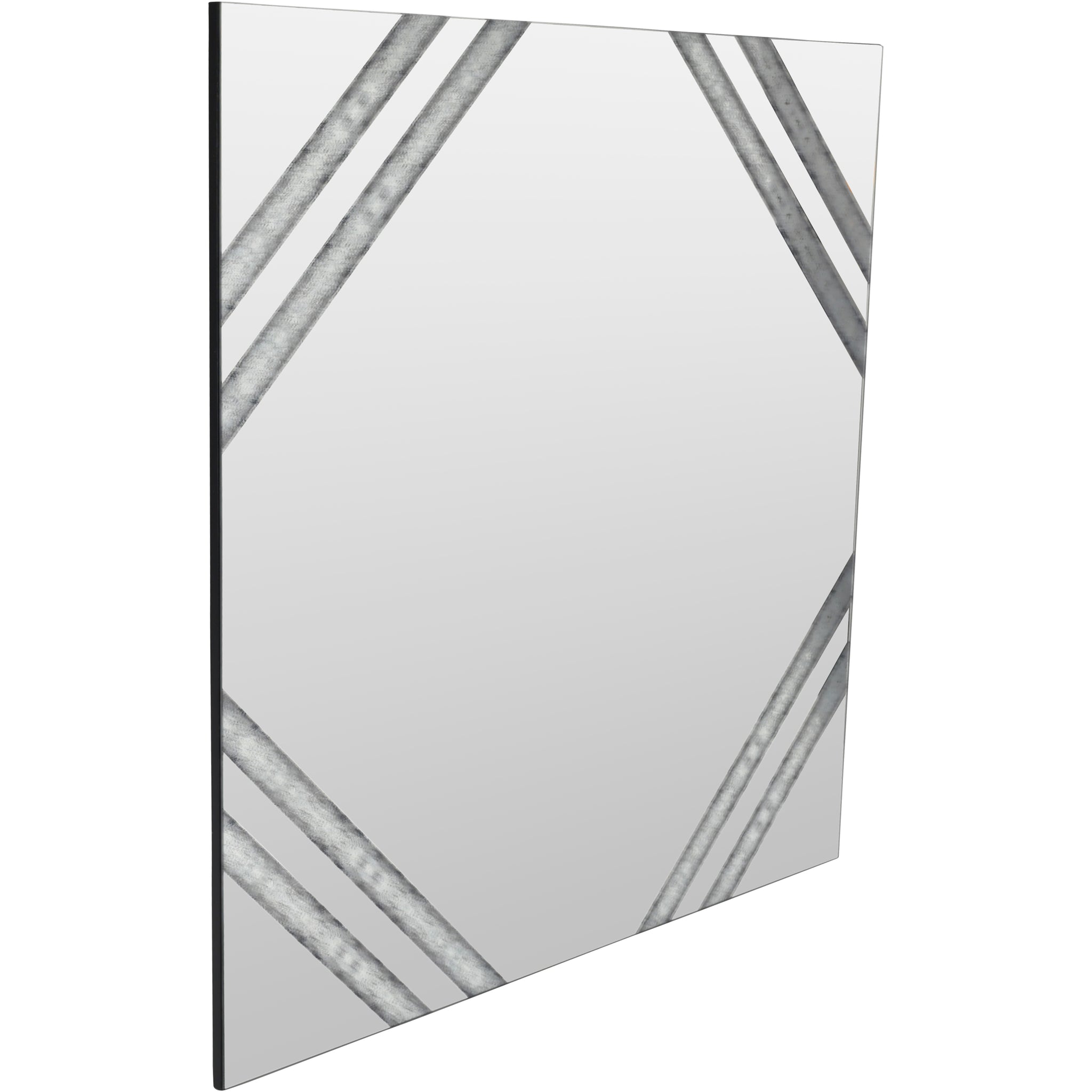 Lexis Antiqued Square Wall Mirror
