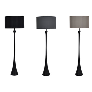 Lira Black Lamp (Base Only) - E27 15W LED 20" Shade