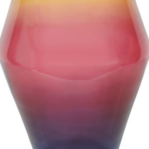 Eloise Tropical Sunset Ombre Large Glass Vase 53cm
