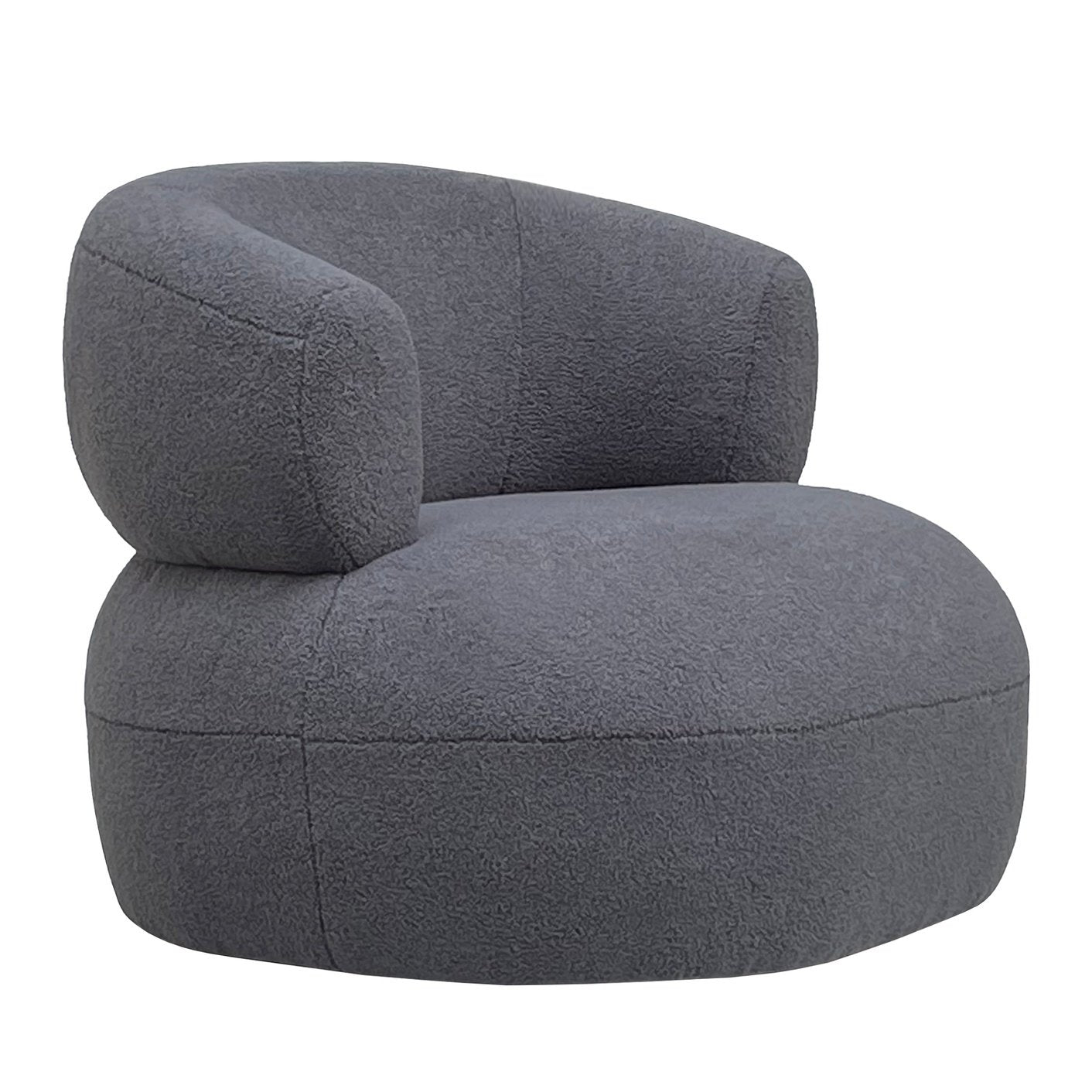 Lima Occasional Chair in Boucle Grey