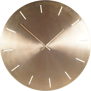 Cruz Gold Metal Wall Clock 76cm