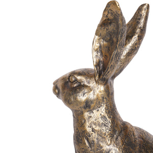 Antique Large Sitting Hare Sculpture