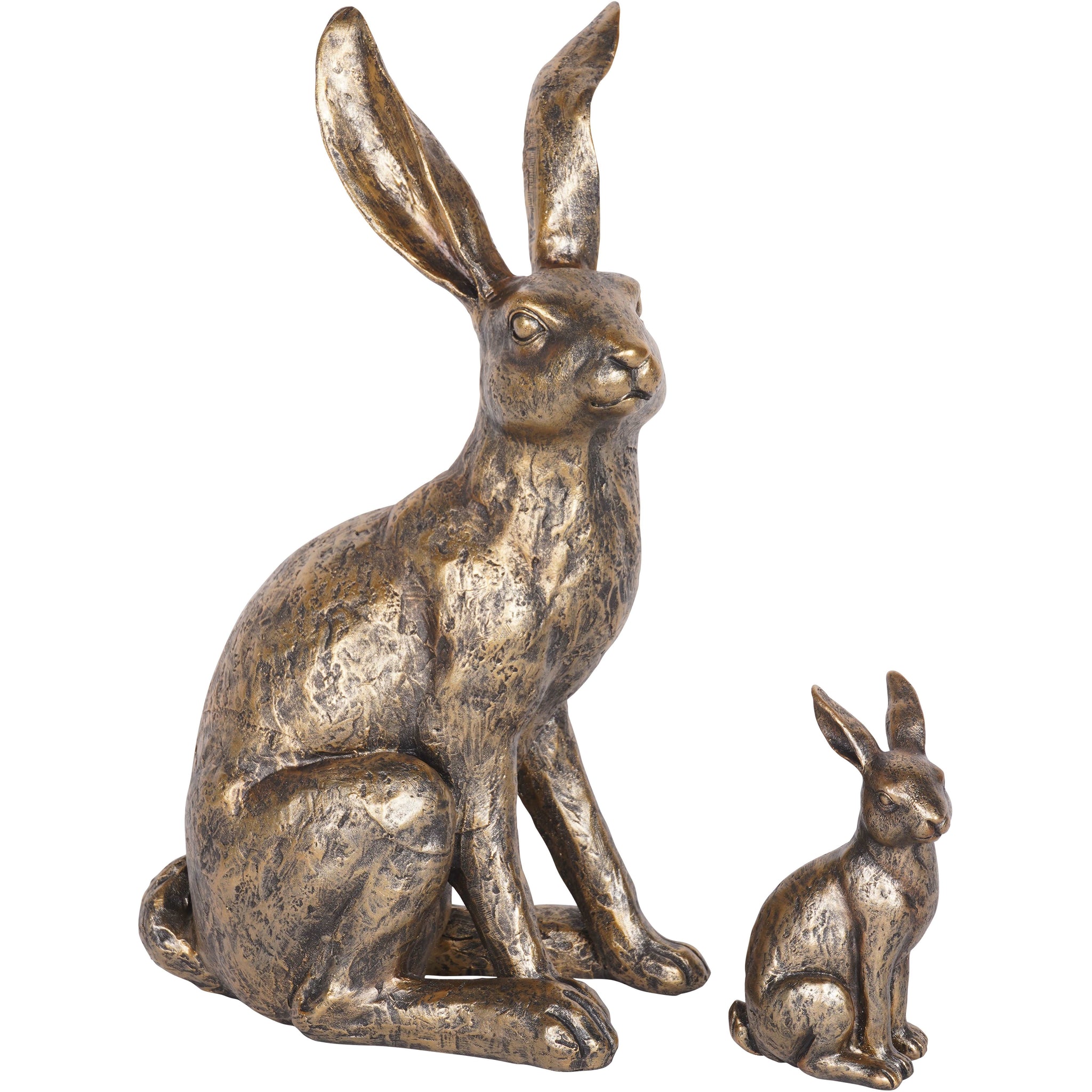 Antique Small Sitting Hare Sculpture