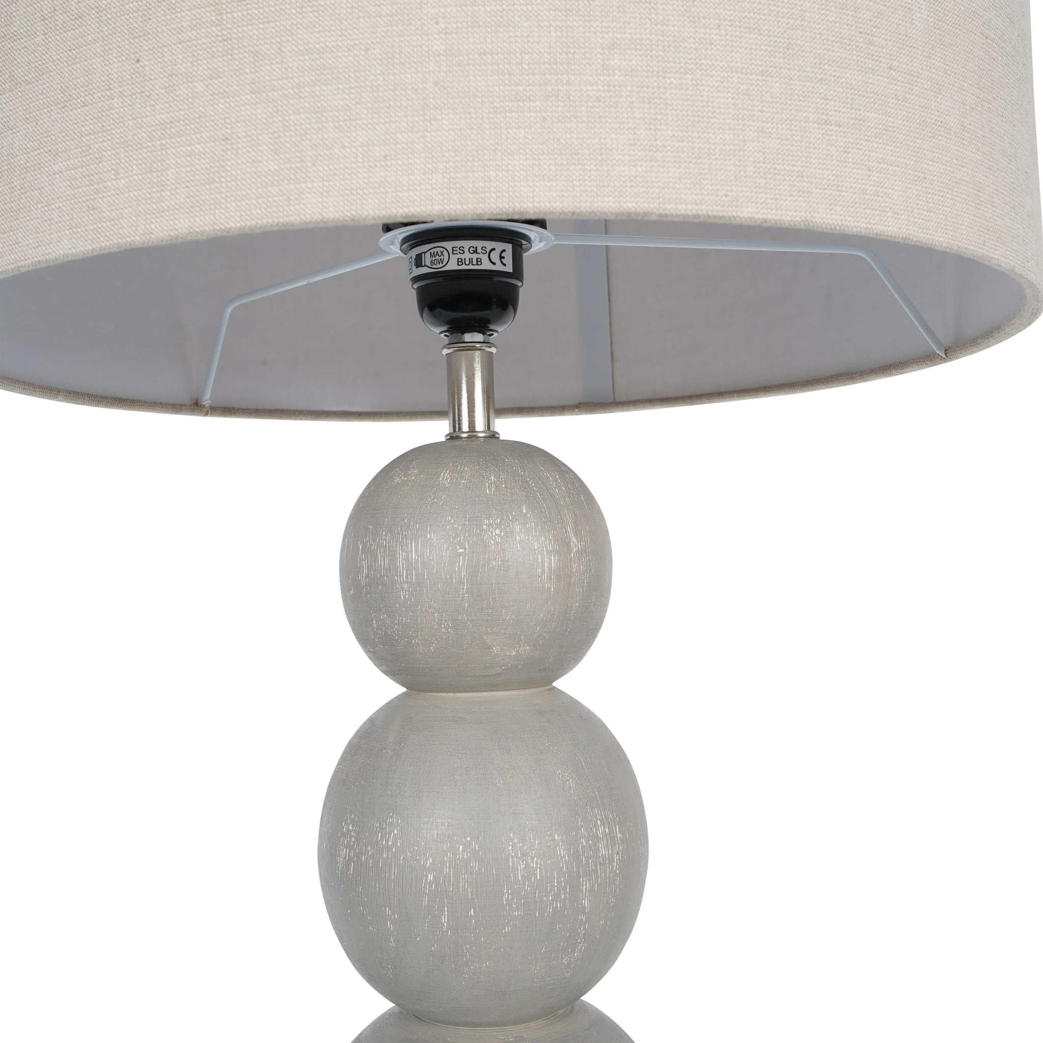 Barnaby Table Lamp Grey with Shade