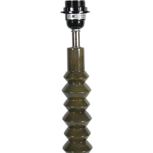 Lacquered Floor Lamp Base Olive
