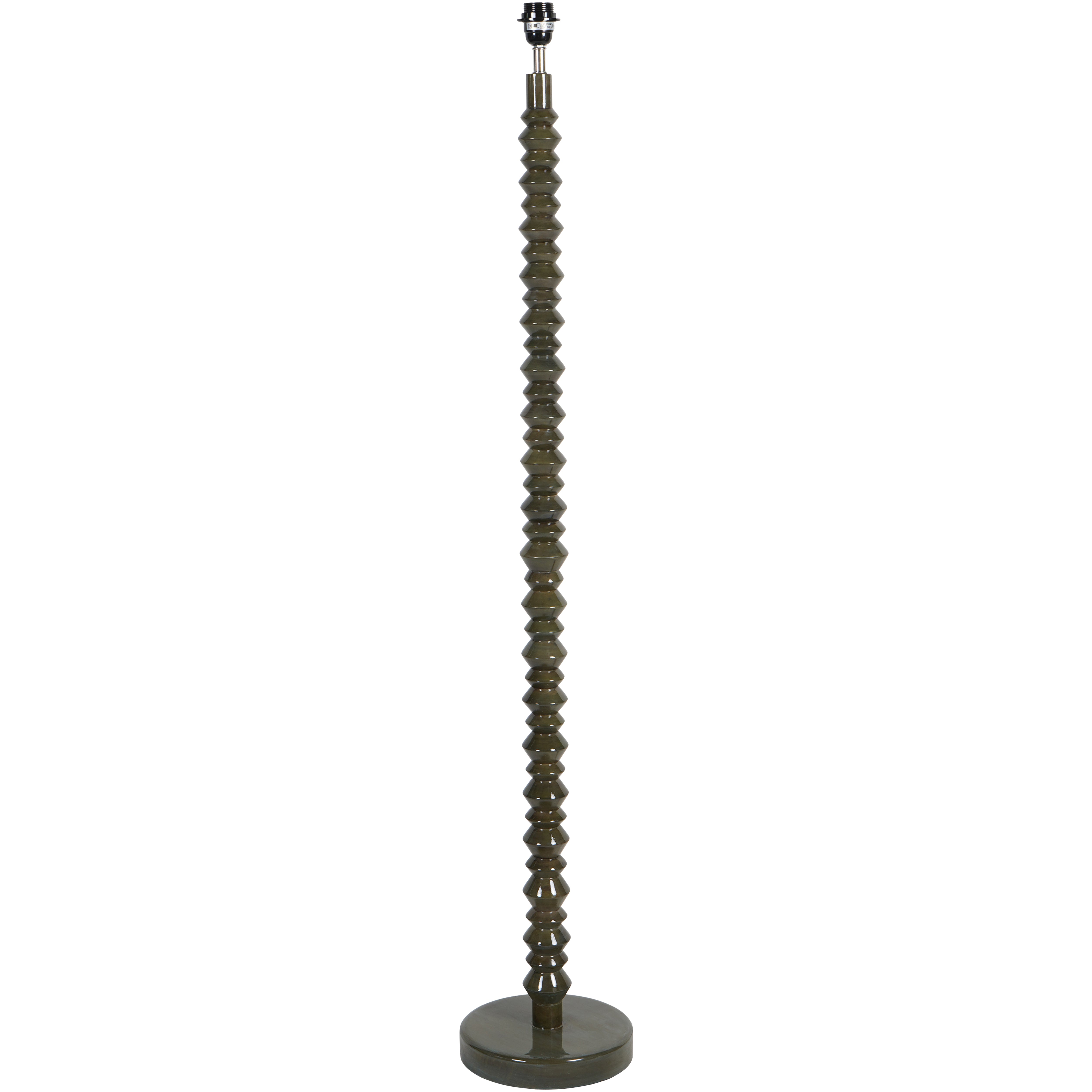 Lacquered Floor Lamp Base Olive