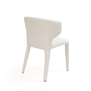 Vela Dining Chair Chex Polar Boucl√©