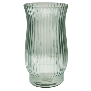 Airlie Ribbed Vase Sage Green