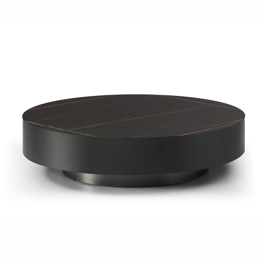 Coin Coffee Table Black Marble